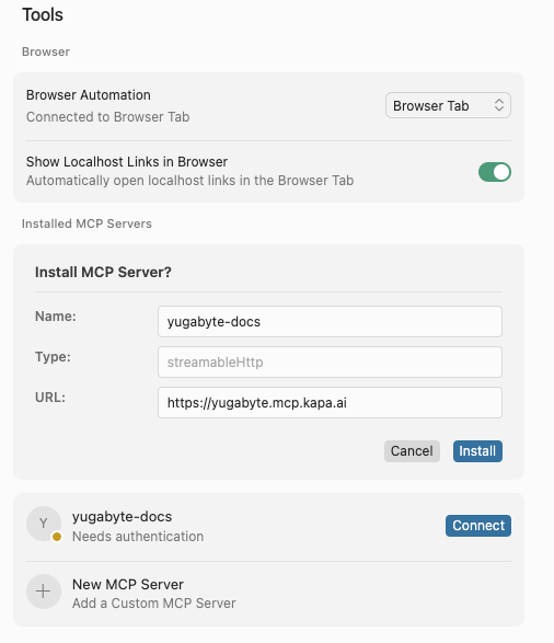 Cursor MCP